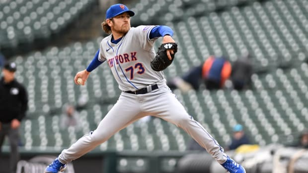 New York Mets pitcher Jimmy Yacabonis